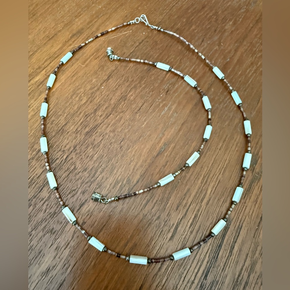 Native American Heishi Necklace and Bracelet